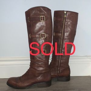 Vince Camuto Women’s Brown Leather Boots